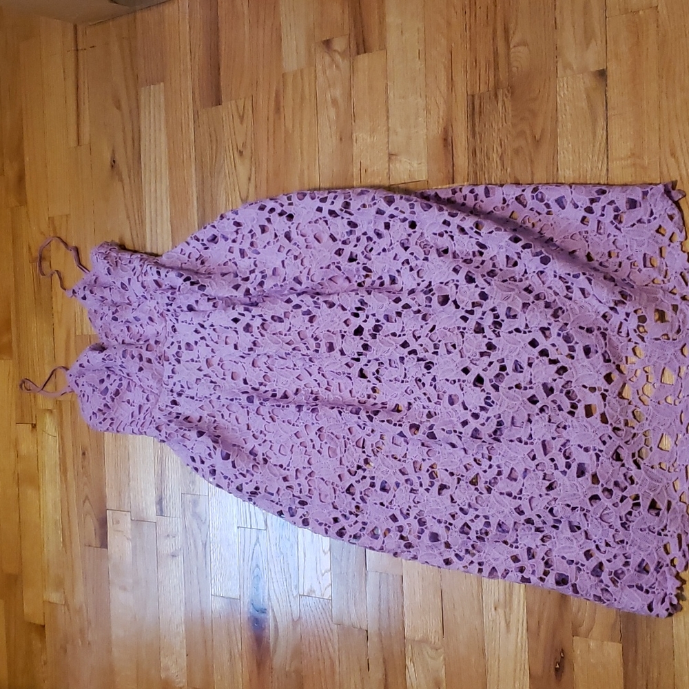 Astr light purple lace dress